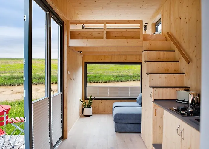 Tiny House Nature 15 Zur Meerseite - Tiny Village Harlesiel 卡罗利嫩西尔